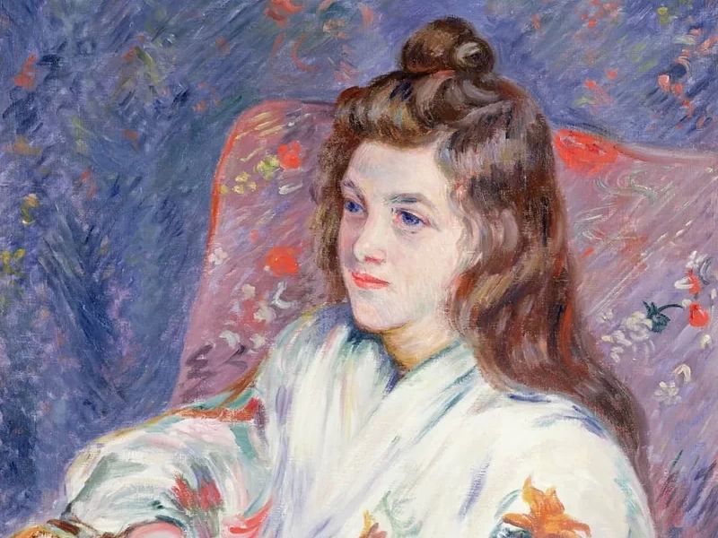 1841-Jean-Baptiste Guillaumin - Ritratto della signora Guillaumin in un kimono, 1901